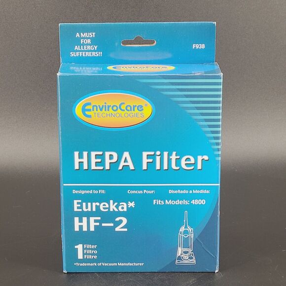 Envirocare HEPA Filter Eureka HF 2 F938 Fits Model 4800 - Picture 5 of 5